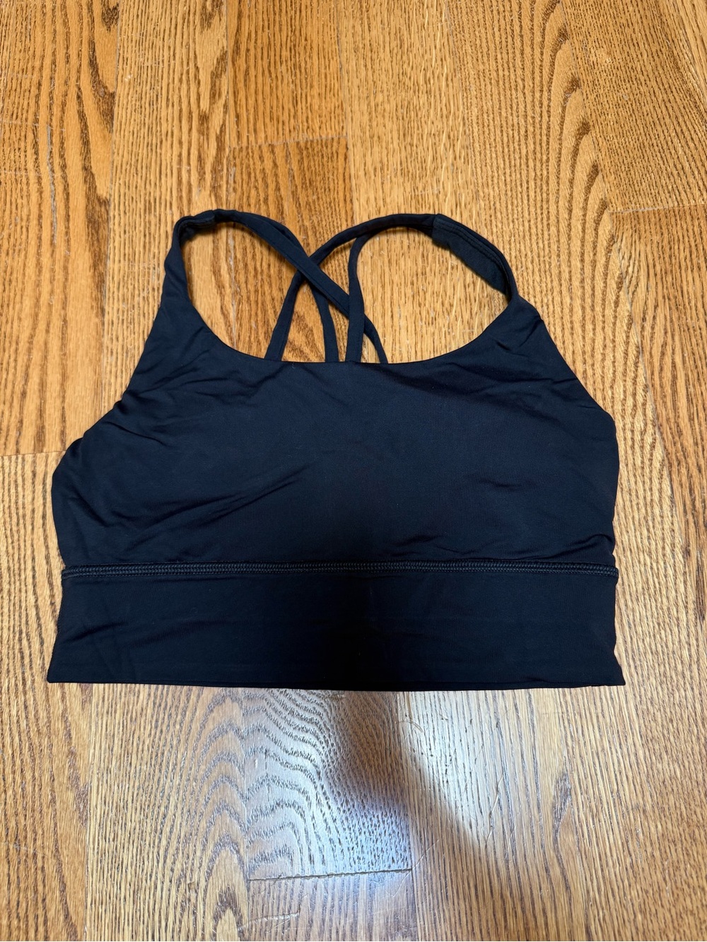 lululemon athletica Black Long Line Sports Bra